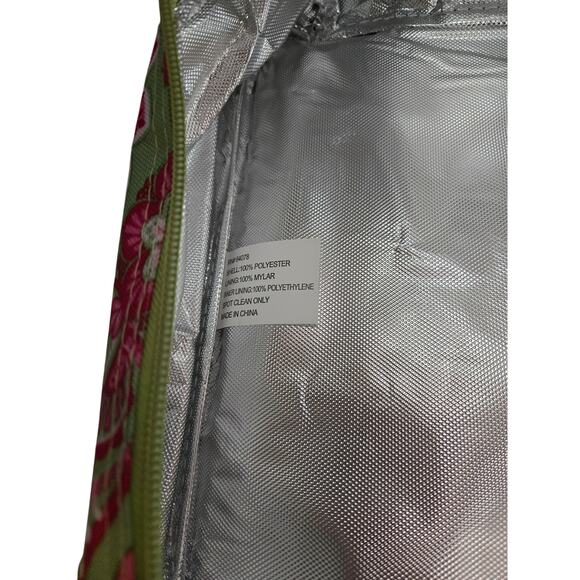 Green and pink picnic bag - Picture 8 of 9